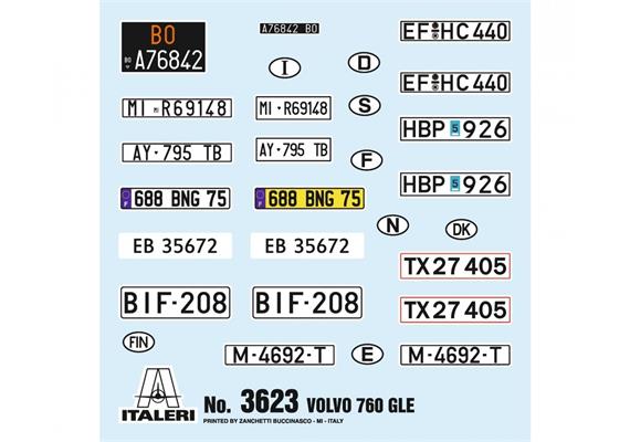 Italeri 3623 Volvo 760 GLE - Massstab 1:24 | Bild 6