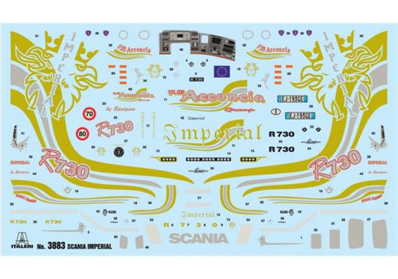 Italeri 3883 Scania R730 V8 Topline "Imperial", Massstab 1:24 | Bild 6