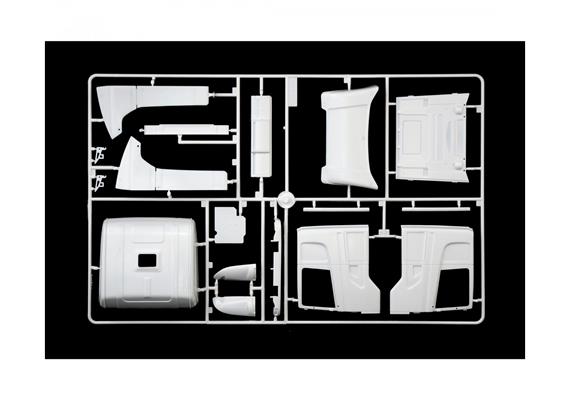 Italeri 3932 SCANIA R730 Streamline Highline Cab - Massstab 1:24 | Bild 5