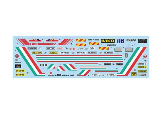 Italeri 3939 IVECO Turbostar 190.42 Canvas Truck - Massstab 1:24 | Bild 4