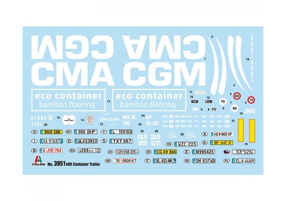 Italeri 3951 Container Auflieger 40 Ft, 1:24 | Bild 4