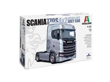 Italeri 3971 Scania S770 4x2 Normal Roof GreyCap - Massstab 1:24