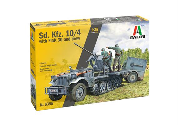 Italeri 6395 Sd. Kfz. 10/4 mit FLAK 30 und Crew - Massstab 1:35 | Bild 1