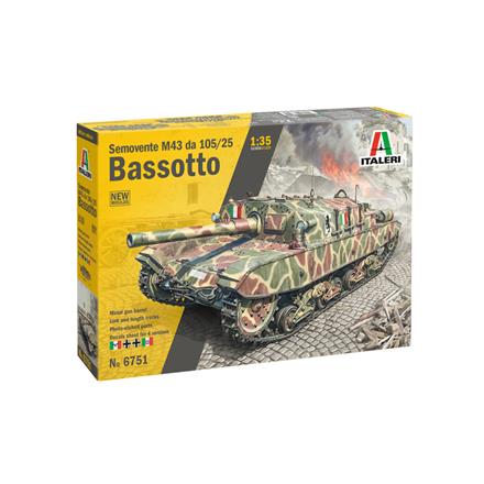 Italeri 6751 Semovente M43 da 105/25 Basotto - Massstab 1:35