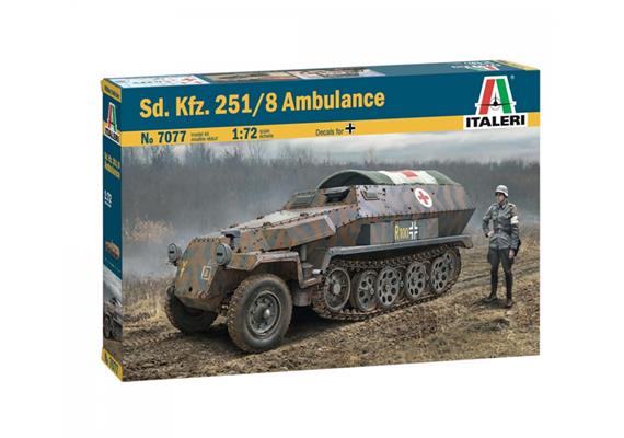 Italeri 7077 Sd.Kfz. 251/8 Ambulance - Massstab 1:72 | Bild 1