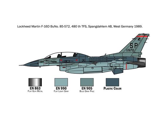 Italeri 72009 Model-Set F-16 C/D Night Falcon - Massstab 1:72 | Bild 2