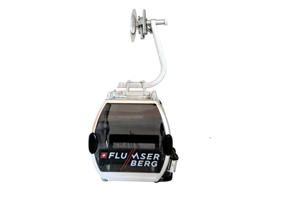 Jägerndorfer 84175-NEUL Umlaufkabine Omega IV silber "Flumserberg" - Massstab 1:32