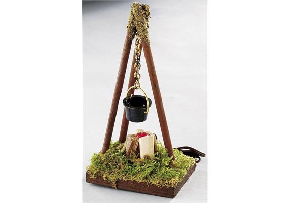 Kahlert 49665 Lagerfeuer mit LED, 9 cm