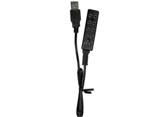 Kahlert 69465 Verteilerleiste mit USB-Anschluss, geeignet für 3,5 - 4,5 V LED's