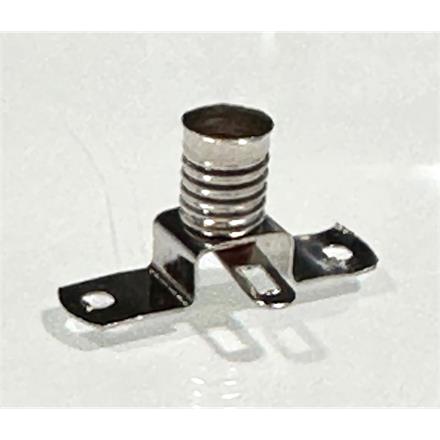 Kahlert 77690 Stegfassung E5,5, Metall, mit Lötfahne, 1 Stück