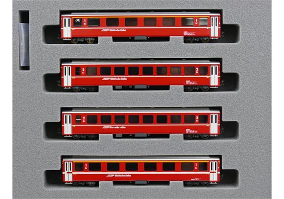 Kato 10-1414 RhB Einheitswagen-Ergänzungsset EWI 4-teilig - N (1:160)