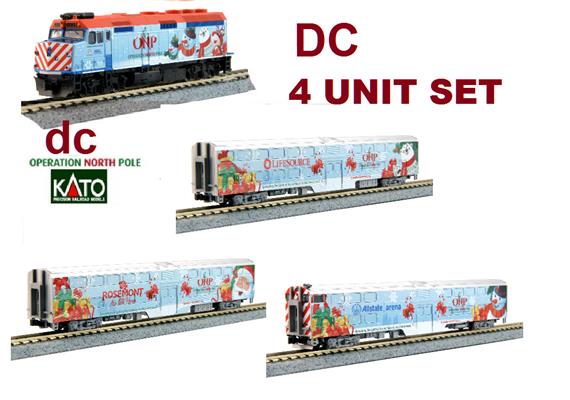 Kato 106-2016 Operation North Pole Christmas Train mit F40PH (Grundset) N | Bild 3