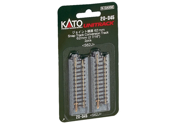 Kato 20-045 Übergangsgleis zu Roco/Minitrix/Arnold, 2 Stück - N (1:160) | Bild 2