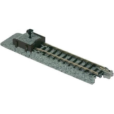 Kato 20-047 Prellbock Holz mit Gleis gerade 62 mm, 2 Stück - N (1:160)