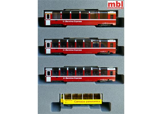 Kato 7074057 (10-1656) Bernina-Express 4-teiliges Wagenset - N (1:160)