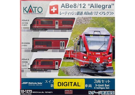 Kato 7074079 (10-1273) RhB Allegra ABe 8/12 #3506 "Anna von Planta", digital - N (1:160)