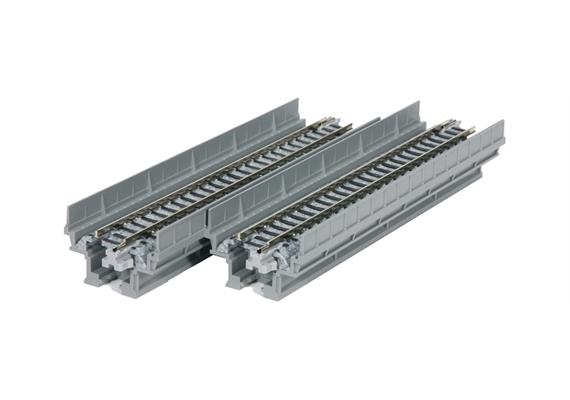 Kato 7077002 (20-420) Rampe 1-gleisig mit geradem Gleis, 2 Stück - N (1:160) | Bild 1