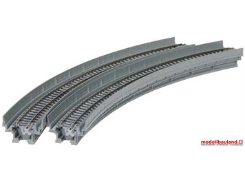 Kato 7077104 Viadukt-NBS mit Gleis gebogen (20-540) - N (1:160)