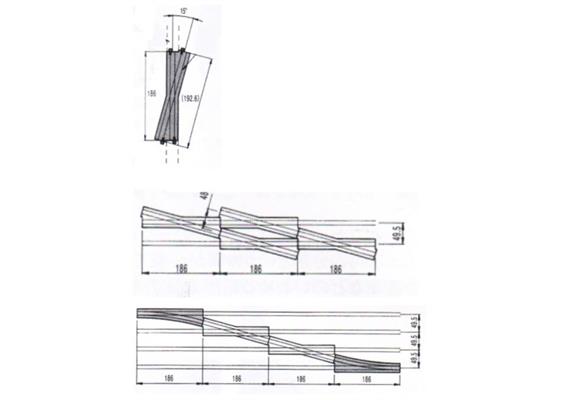 Kato 7078301 (20-301) Kreuzung rechts 15°, 186 mm - N (1:160) | Bild 3