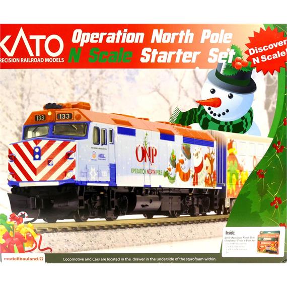 Kato 106-0035 Operation North Pole Christmas Train (701062016A) N