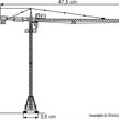 Kibri 10202 Turmdrehkran Liebherr - H0 (1:87) | Bild 3