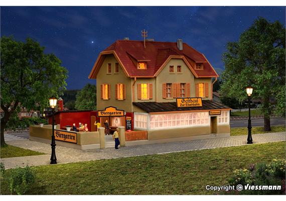 Kibri 37114 Gasthaus zur Eisenbahn mit Biergarten - N (1:160) | Bild 3