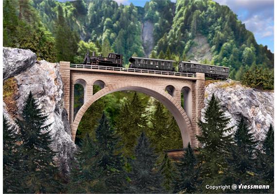 Kibri 37666 Maggiatal-Brücke, eingleisig - N (1:160) | Bild 1
