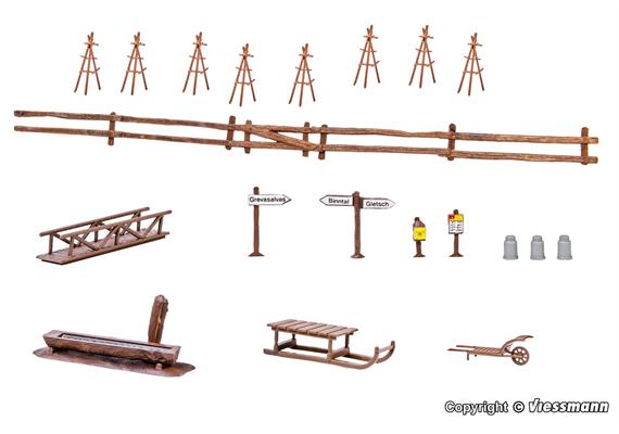 Kibri 38111 Set Deko Alpenland - H0 (1:87) | Bild 1