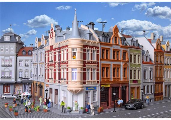 Kibri 38295 Stadthaus mit Figur und HBL HO | Bild 3