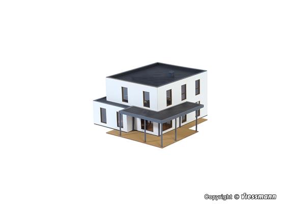 Kibri 38339 Kubushaus Lina mit Terrasse - Polyplate Bausatz - H0 (1:87) | Bild 5