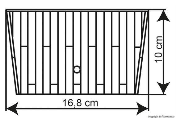 Kibri 39454 Verlängerung zum Lokschuppen Ottbergen, einständig - H0 (1:87) | Bild 4