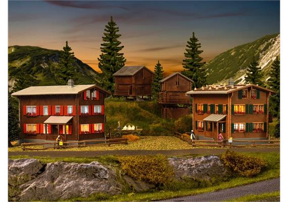 Kibri 39495 Häuser-Set "Walserdorf" - H0 (1:87) | Bild 4