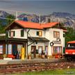 Kibri 39496 Bahnhof Maienfeld inkl. Hausbeleuchtungs- Startset - H0 (1:87) | Bild 1