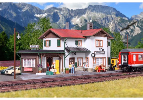 Kibri 39496 Bahnhof Maienfeld inklusive Hausbeleuchtungs- Startset - H0 (1:87) | Bild 3