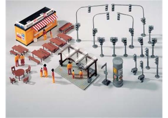 Kibri Ausgestaltungsbausatz "in der Stadt"