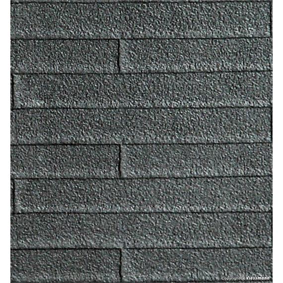 Kibri 34116 PVC-Platte Dachpappe 20 x 12 cm