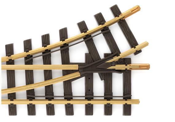 LGB 12150 elektrische Weiche links, R1, 30° - Spur G IIm (1:22,5) | Bild 2