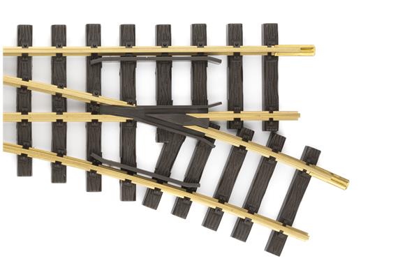 LGB 16050 Elektrische Weiche, rechts, R3, 22,5° - Spur G IIm (1:22,5) | Bild 2