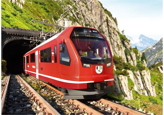 LGB 23100 RhB Triebzug ABe 4/16 Capricorn, digital mfx/DCC/MM mit Sound - Spur G IIm | Bild 6