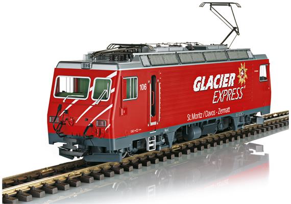 LGB 23101 MGB HGe 4/4II "Glacier Express" Zahnradlok - Spur G IIm (1:22.5) | Bild 1