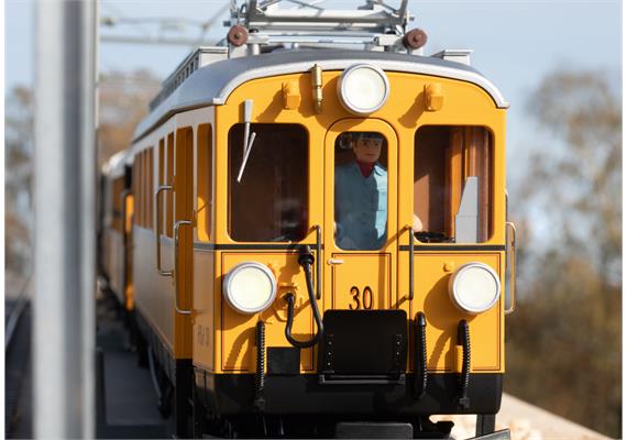 LGB 25392 AKTIONPREIS RhB Berninabahn Triebwagen ABe 4/4 30 gelb, Spur G IIm | Bild 3