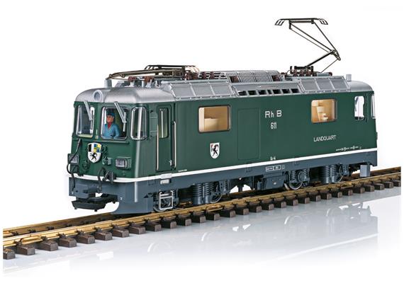 LGB 28447 RhB E-Lok Ge 4/4 II 611, grün, mfx/DCC mit Sound - Spur G IIm (1:22,5) | Bild 1