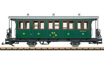 LGB 30342 RhB Personenwagens 3. Klasse C 66 - Spur G IIm (1:22,5)