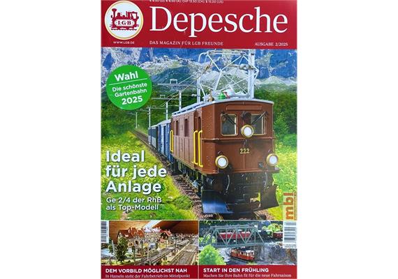 LGB Depesche, das Magazin für LGB Freunde, Ausgabe 2/2025