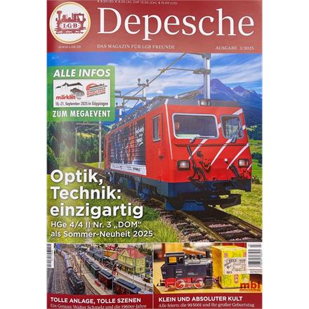 LGB Depesche, das Magazin für LGB Freunde, Ausgabe 3/2025