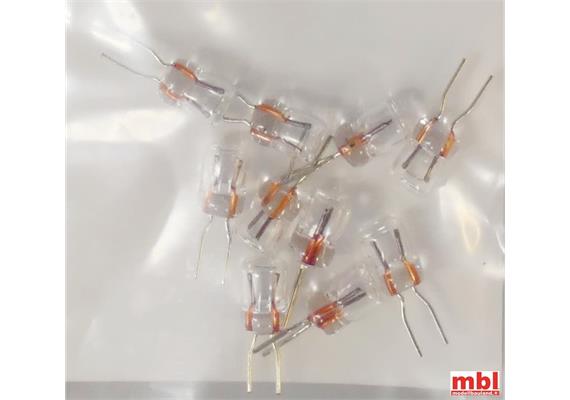 LGB E130110 Modelleisenbahn MIC.Steckglhbirne weiss, 24V 50mA, 10 Stück, G (ehem. 68513) | Bild 1
