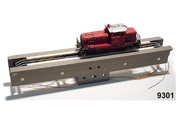 LUX 9301 Radreinigungsanlage zum Einbau mit Faulhabermotor - H0 (1:87)