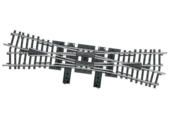 Märklin 2275 K-Gleis Doppelte Kreuzungsweiche Länge 225 mm / Radius 902,4 mm - H0 (1:87)