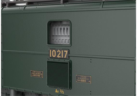 Märklin 38350 SBB E-Lok Ae 3/5 Sécheron tannengrün, AC 3L, digital mfx+/Sound - H0 (1:87) | Bild 4