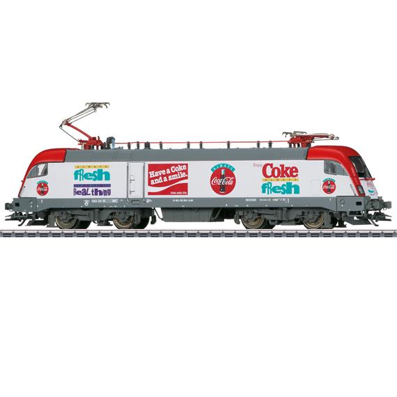 Märklin 39829 Elektrolokomotive Baureihe 182 "Coca-Cola®", AC 3L, mfx+ mit Sound - H0